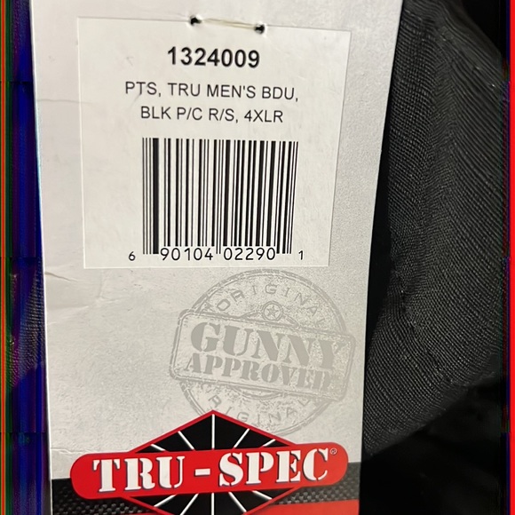 Tru-Spec Men's Pants size 4X Tactical/duty pants black color multi pockets - Picture 12 of 12